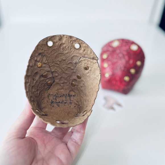 Red neon Skeleton Roller Skates toe guards  leather toe caps - Picture 7 of 15